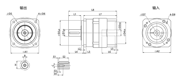 PA系列斜齒輪行星減速電機(jī) PA系列斜齒輪行星減速電機(jī)