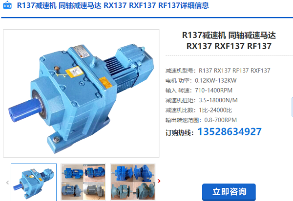 R137減速電機(jī)