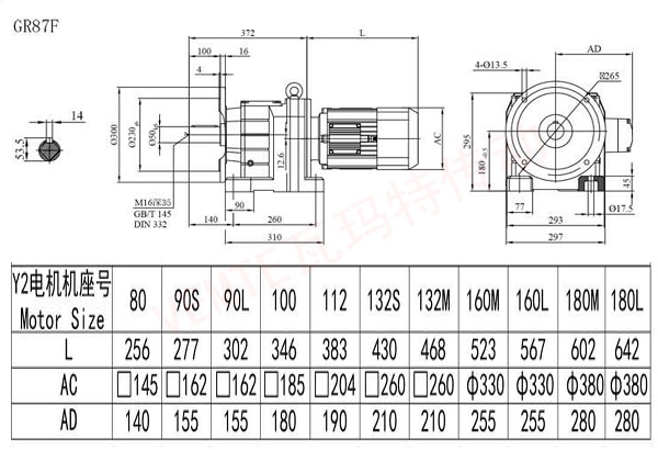 R87F減速機(jī)圖紙 R87F減速機(jī)圖紙